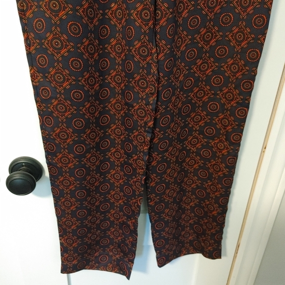 CLUB Monaco Printed Twill Pants Size 6 - Picture 4 of 10